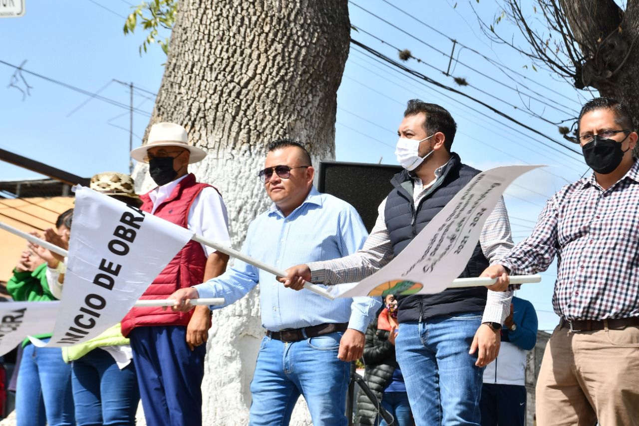 Con la brigada ‘Salvando tu comunidad’ seguimos mejorando las localidades de Huamantla: Santos Cedillo
